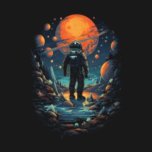 The Lost Astronaut Art 04 T-Shirt