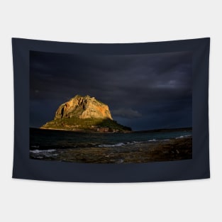 Natural spotlight on the Greek Gibraltar - Monemvasia Tapestry