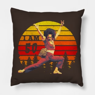 Sally O'Mally I am 50 || Retro Art Pillow