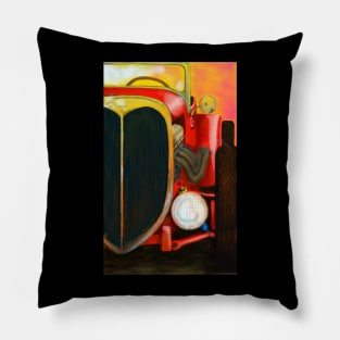 Sunset hotrod Pillow