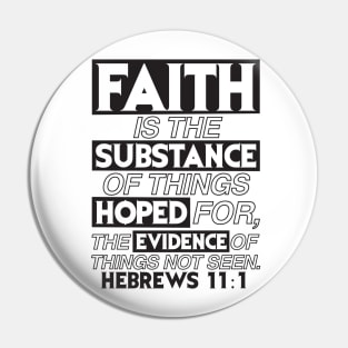 Hebrews 11:1 Pin