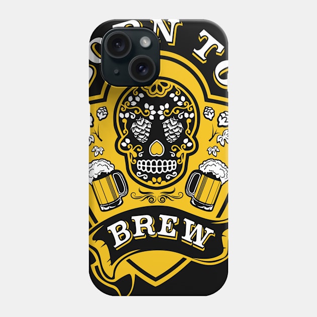 Born To Brew Phone Case by divawaddle