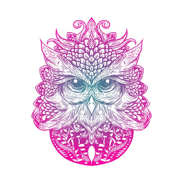 Art owl by Luckyart11