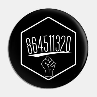 Black Lives Matter Fist 864511320 Pin