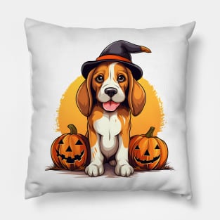 Halloween Beagle Dog #3 Pillow