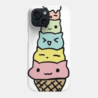 Ice Cream Cats Phone Case