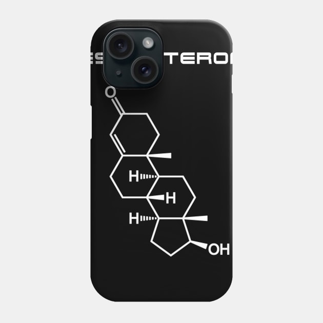 Testosterone - White Phone Case by Roidula