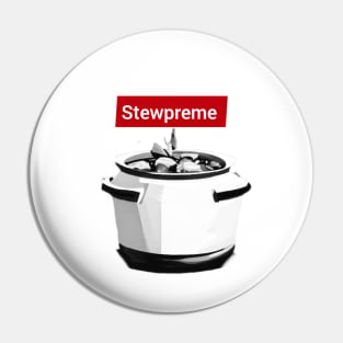 Stewpreme Stewpot T-shirt wht bg Pin