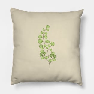 Ginko Biloba Plant Botanical Pillow