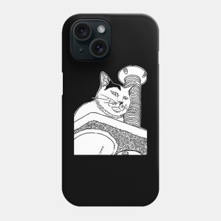 Fat Cat Funny Expression Phone Case