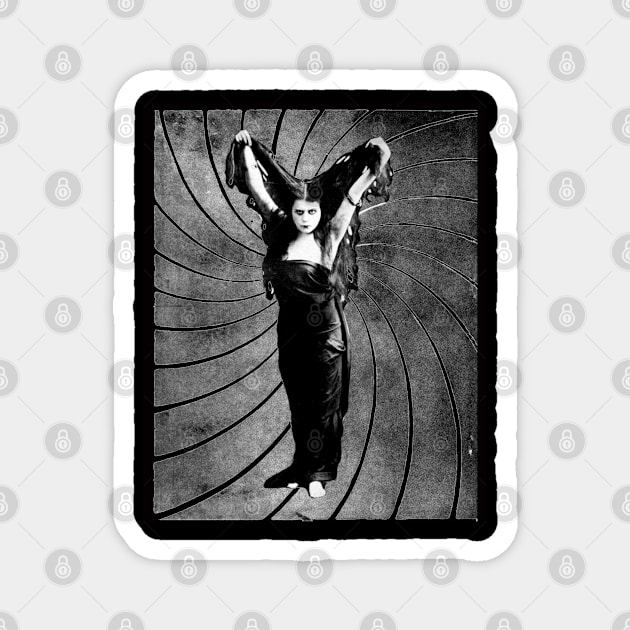 Theda Bara - Sin - Vamp - Untitled Image Magnet by silentandprecodehorror