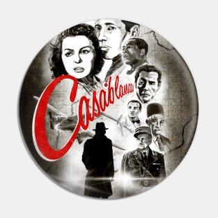 CASABLANCA Classic Movie Poster Pin