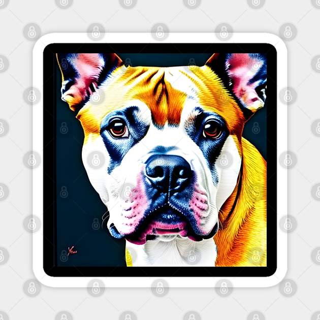 Pit bull lover Magnet by londonboy