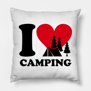 I LOVE CAMPING Pillow