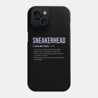 SNEAKERHEAD Definition Funny Sneaker Lover Design Phone Case