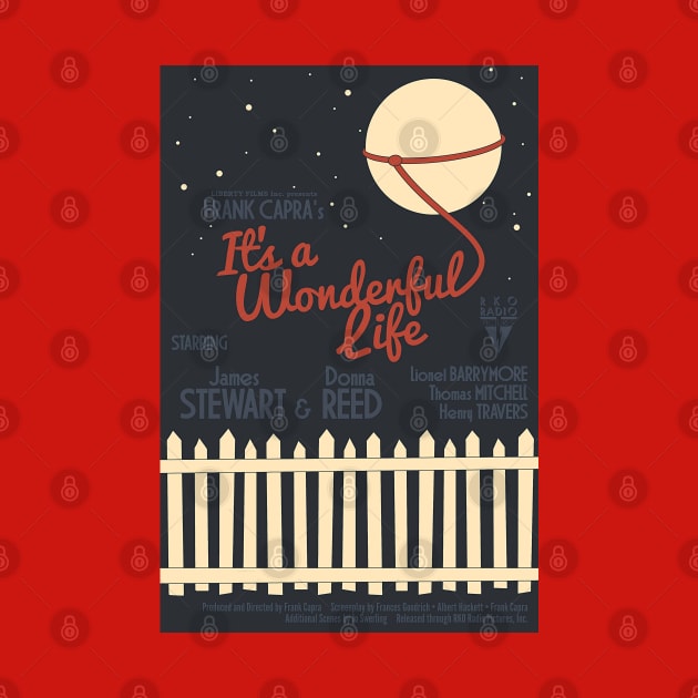 It's A Wonderful Life Movie Poster by Noir-N-More