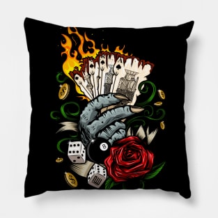 Hand Of Cards Pillow