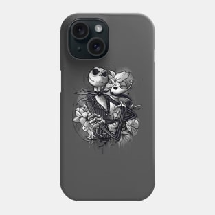 Nightmare in grayscale Phone Case