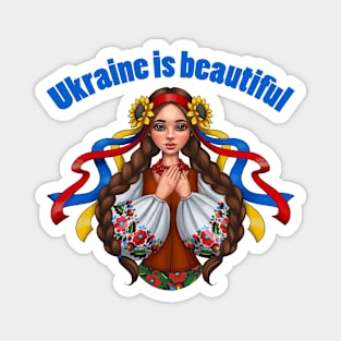 ukraine is beautiful Magnet