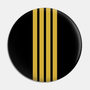 Captain Epaulets Stripes #1 Pin