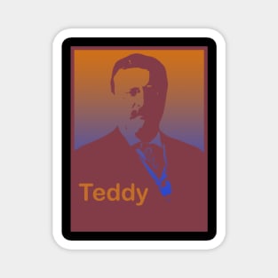 Teddy Theodore Roosevelt 4th Of July Men Women pop Magnet