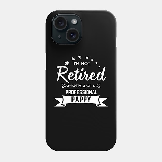 Retired I'm A Professional Pappy - Christmas, Party Phone Case by JunThara