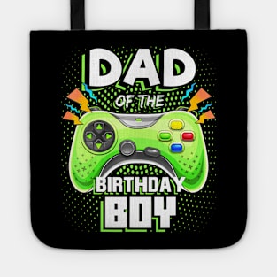 Dad Of The Birthday Boy Matching Video Gamer Birthday Party Tote