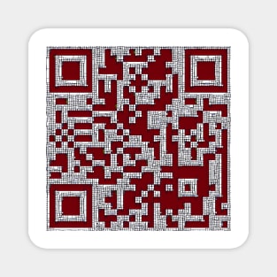 QR Red Magnet