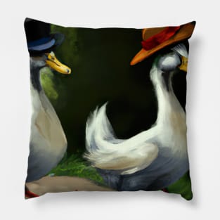 Two ducks Pillow