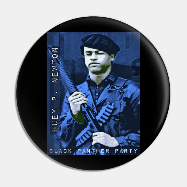 Huey P. Newton (B) Pin by BlackOzean