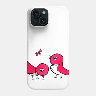 Cute little birds Phone Case