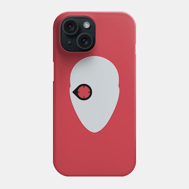 Deadshot Helmet Phone Case by Minimalist Heroes