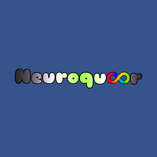 Neuroqueer agender flag infinity neurodivergent autistic pride T-Shirt