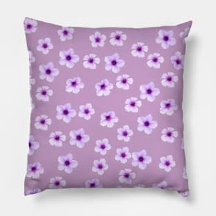 Purple Cherry Blossom Pattern Pillow