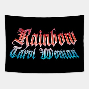 Tarot Woman Rainbow Tapestry