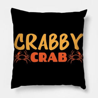 Crabs Crabby Joke Wildlife Marine Life Pillow