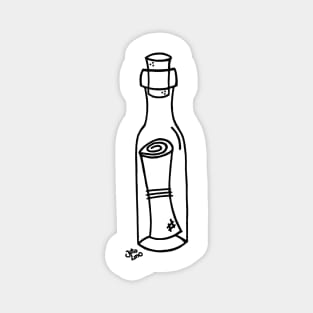 Message in a bottle Magnet