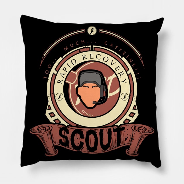 Scout - Red Team Pillow by FlashRepublic