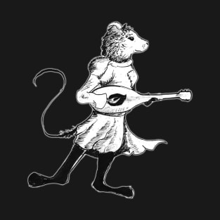 mouse bard - vintage medieval fantasy inspired art and designs T-Shirt