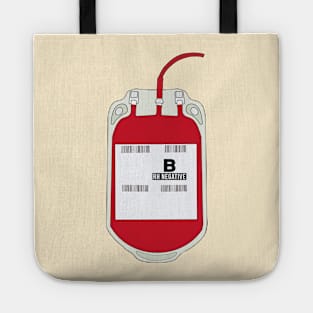 B Negative Blood Bag Tote