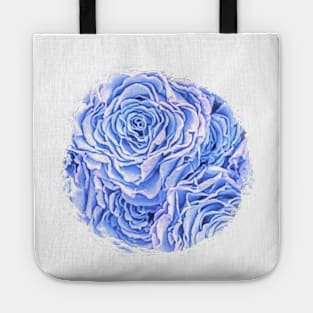 Light Blue Rose Tote