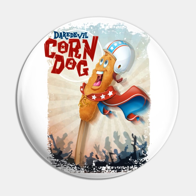 Daredevil Corn Dog Pin by MyOcto