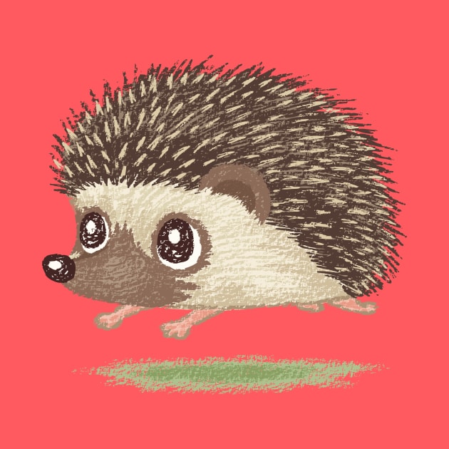 Hedgehog running by sanogawa