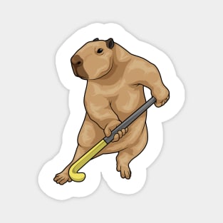 Capybara Field hockey Hockey stick Magnet