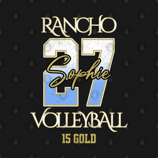 Sophie #27 Rancho VB (15 Gold) - Black by Rancho Family Merch