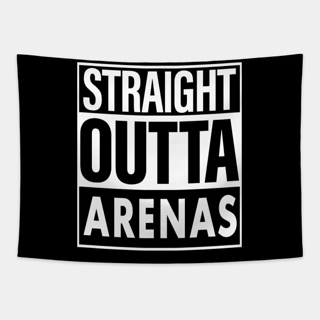 Arenas Name Straight Outta Arenas Tapestry by ThanhNga