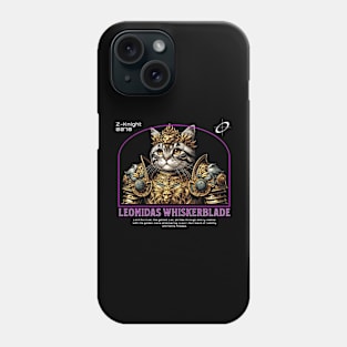 Leo Whiskerblade Knight - Astrological Zodiac Cat Phone Case