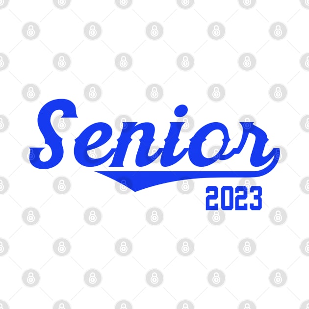 Senior 2023 with Swooping Text by tropicalteesshop