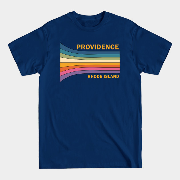Disover Retro Vintage 70s Providence Rhode Island Gift - Providence Rhode Island - T-Shirt