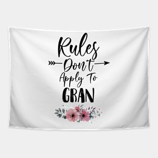 Rules Don't Apply to Gran Birthday Gift Mothers Day Present Tapestry